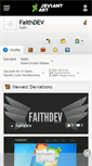 Mobile Screenshot of faithdev.deviantart.com