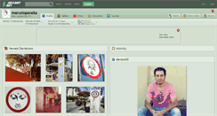 Desktop Screenshot of marceloperalta.deviantart.com