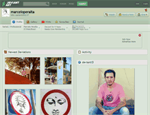 Tablet Screenshot of marceloperalta.deviantart.com
