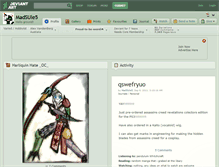 Tablet Screenshot of madsule5.deviantart.com