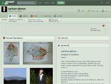 Tablet Screenshot of cartoon-demon.deviantart.com