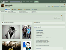 Tablet Screenshot of jaspertrash.deviantart.com