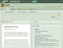 Tablet Screenshot of flegling.deviantart.com