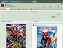 Tablet Screenshot of jlkometa.deviantart.com
