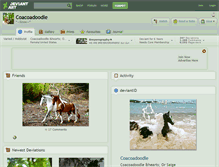 Tablet Screenshot of coacoadoodle.deviantart.com