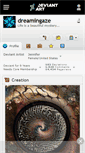 Mobile Screenshot of dreamingaze.deviantart.com