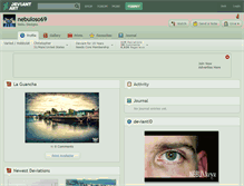 Tablet Screenshot of nebuloso69.deviantart.com