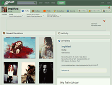 Tablet Screenshot of implified.deviantart.com