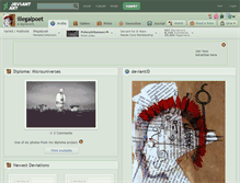Tablet Screenshot of illegalpoet.deviantart.com