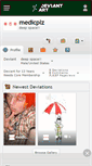 Mobile Screenshot of medicplz.deviantart.com