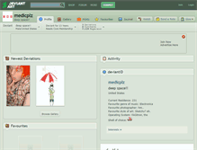 Tablet Screenshot of medicplz.deviantart.com