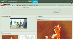 Desktop Screenshot of angel-wind.deviantart.com