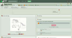 Desktop Screenshot of dragonshearts.deviantart.com