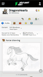 Mobile Screenshot of dragonshearts.deviantart.com