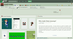 Desktop Screenshot of kristoff-october.deviantart.com