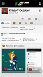Mobile Screenshot of kristoff-october.deviantart.com