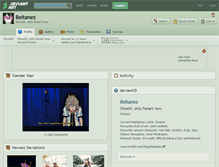 Tablet Screenshot of beltanez.deviantart.com