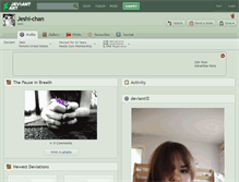 Tablet Screenshot of jeshi-chan.deviantart.com