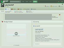 Tablet Screenshot of lady-macduff.deviantart.com
