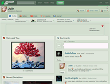 Tablet Screenshot of jialin.deviantart.com