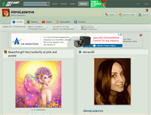 Tablet Screenshot of alenalazareva.deviantart.com