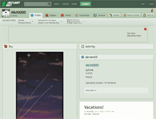 Tablet Screenshot of michi000.deviantart.com