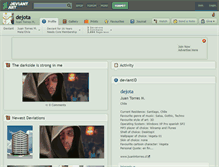 Tablet Screenshot of dejota.deviantart.com