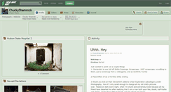 Desktop Screenshot of chuckyshamrock.deviantart.com