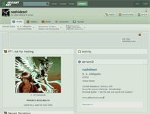 Tablet Screenshot of nashidesei.deviantart.com