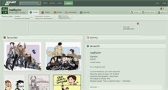 Desktop Screenshot of malfoylvr.deviantart.com