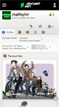 Mobile Screenshot of malfoylvr.deviantart.com