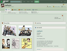 Tablet Screenshot of malfoylvr.deviantart.com