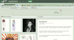 Desktop Screenshot of liztheemoboylover.deviantart.com