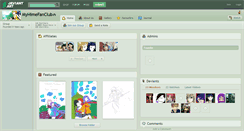 Desktop Screenshot of myhimefanclub.deviantart.com