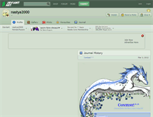 Tablet Screenshot of nastya2000.deviantart.com