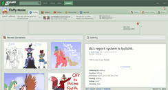Desktop Screenshot of fluffy-moose.deviantart.com