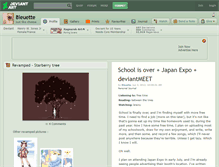 Tablet Screenshot of bleuette.deviantart.com