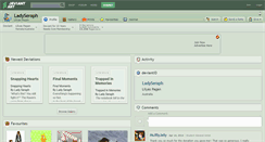 Desktop Screenshot of ladyseraph.deviantart.com