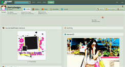 Desktop Screenshot of libertydesigns.deviantart.com