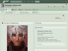 Tablet Screenshot of hatsuharu-sohma-club.deviantart.com