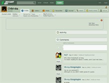 Tablet Screenshot of chibi-ska.deviantart.com