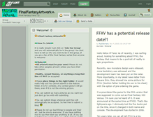 Tablet Screenshot of finalfantasyartwork.deviantart.com