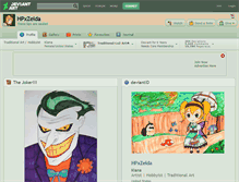 Tablet Screenshot of hpxzelda.deviantart.com