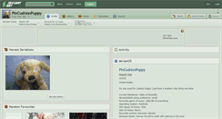 Desktop Screenshot of pincushionpuppy.deviantart.com