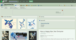 Desktop Screenshot of glaceonfanclub.deviantart.com