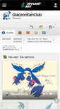 Mobile Screenshot of glaceonfanclub.deviantart.com