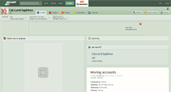 Desktop Screenshot of cat-lord-saphirex.deviantart.com