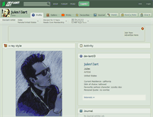 Tablet Screenshot of jules13art.deviantart.com
