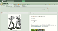 Desktop Screenshot of dragonrider.deviantart.com