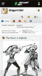 Mobile Screenshot of dragonrider.deviantart.com